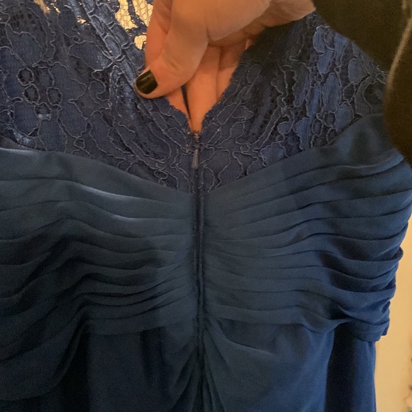 Royal Blue David’s Bridal Bridesmaid Dress - Picture 9 of 9